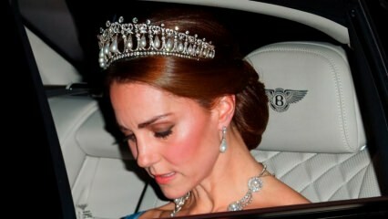Kate Middleton med krone nedarvet fra Lady Diana