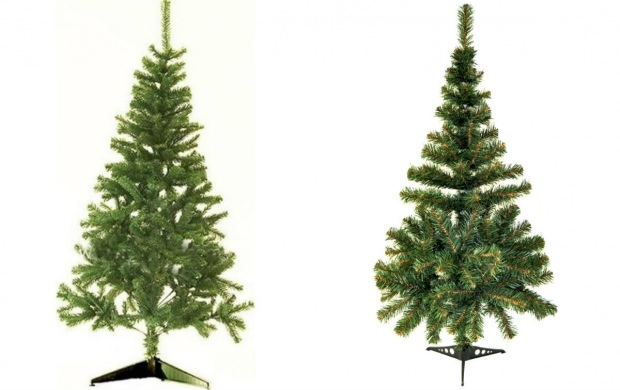 jul fyrretræ stor størrelse