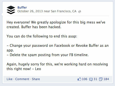 buffer facebook-besked