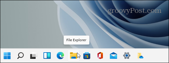 File Explorer Icon Windows 11 proceslinje