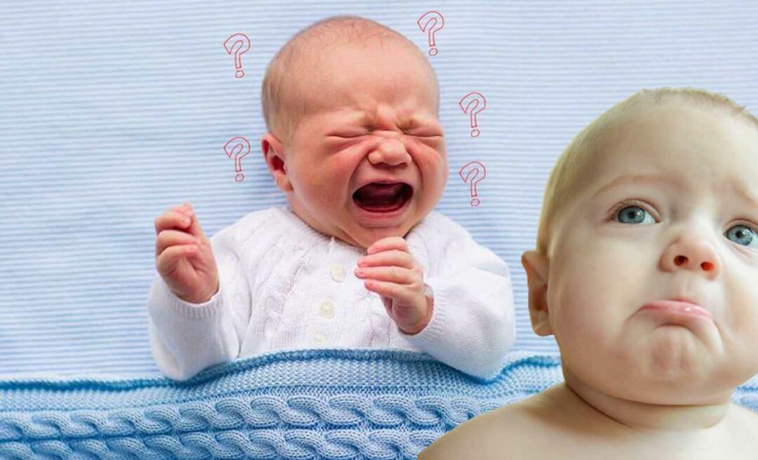 Hvorfor græder babyer? Hvad siger babyer ved at græde? 5 grådstile af babyer
