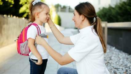 Hvordan skal børn behandles den første skoledag?