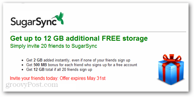 SugarSync: Få op til 12 GB gratis plads indtil 31. maj