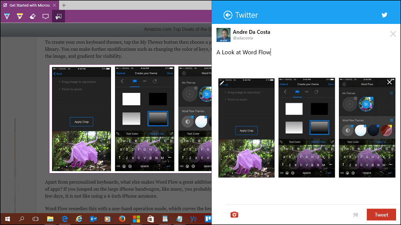 Sådan bruges farvning og webnoter i Microsoft Edge
