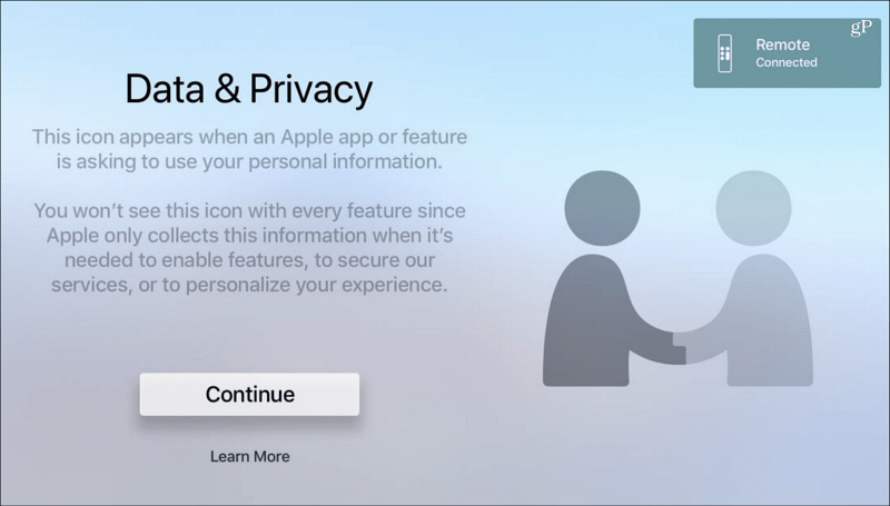  Data og privatliv tvOS Apple TV