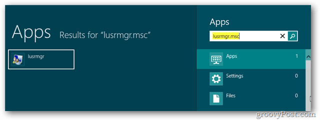 Windows 8: Aktivér indbygget administratorkonto