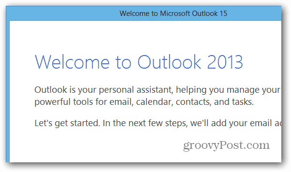 Outlook i Office 2013