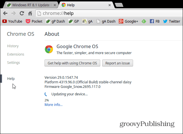 Sådan opdateres din Google Chromebook manuelt