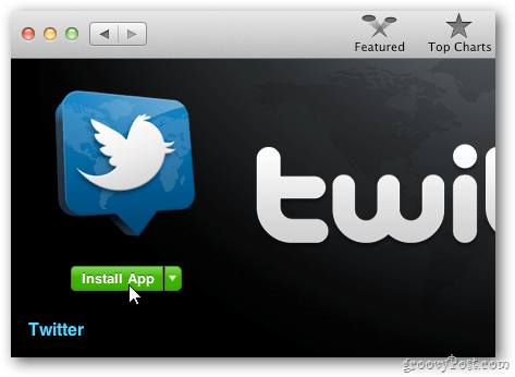 Officiel OS X Twitter-app
