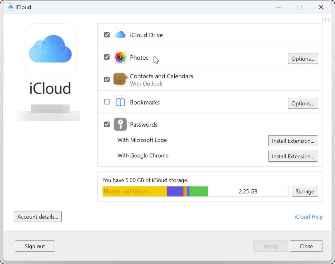 Sådan forbinder du Apple iCloud med Windows 11 Photos App