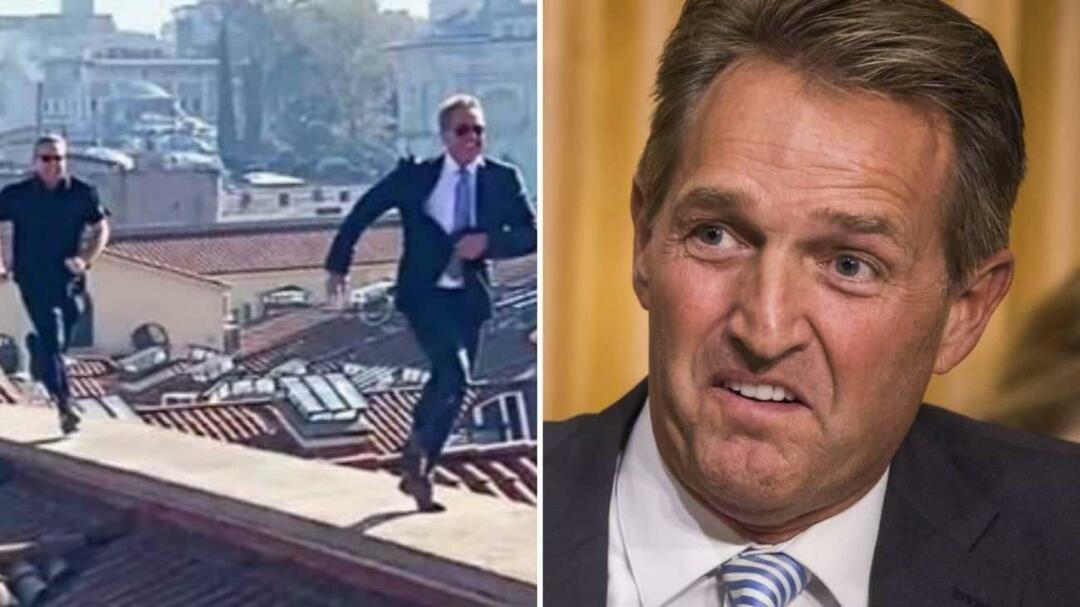 Den amerikanske ambassadør i Ankara, Jeffry Flake, løb på taget af den store basar