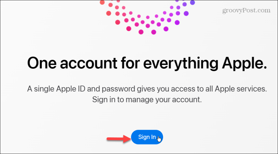 Log ind på din Apple-konto med adgangsnøgler 