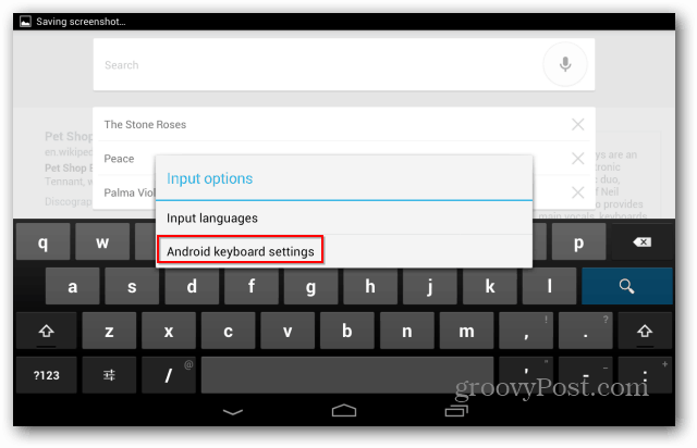 Android-tastaturindstillinger
