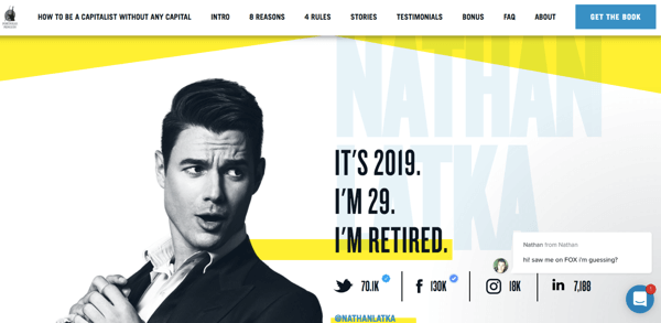 Nathan Latka's hjemmeside.