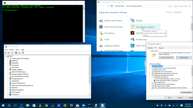 Traditionelle hjælpeprogrammer Windows 10