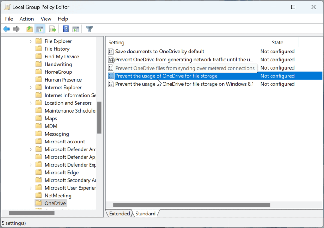 Sådan deaktiveres OneDrive på Windows 11