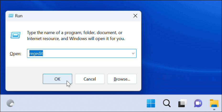 regedit blokerer brugere fra indstillinger i Windows 11