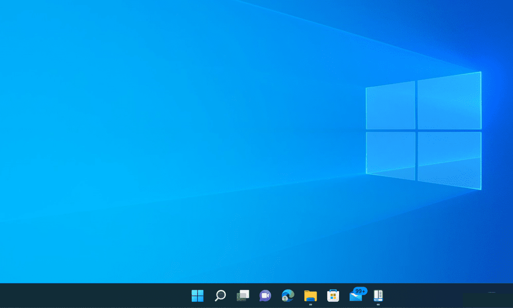 Windows 11 proceslinje fremhævet