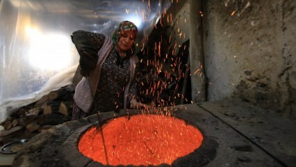 Tante Fatma vinder sit brød i tandoor ild
