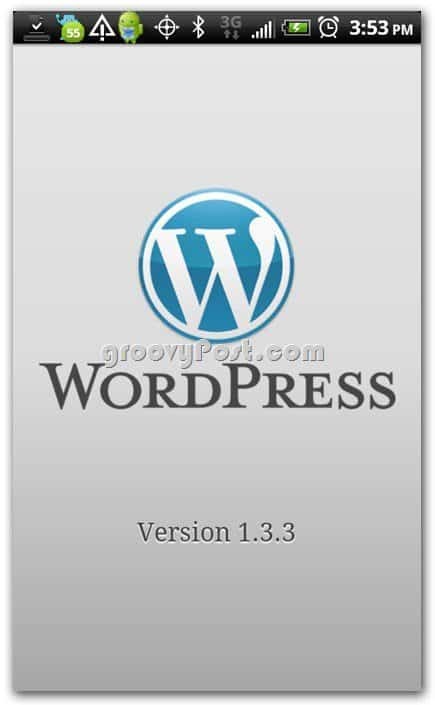 Wordpress på Android version 1.33