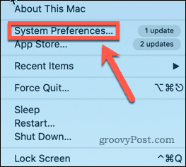 mac-systempræferencer