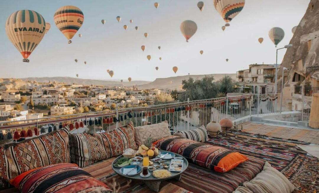 Hoteller i Cappadocia venter på deres gæster med privilegiet af en islamisk ferie!