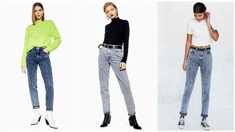 Hvordan bærer man jeans med høj talje? Hvordan kombineres mom jeans?