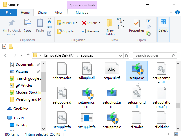 Windows 10-opsætning