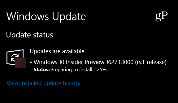 Windows 10 Insider Preview Build 16273 til pc tilgængelig nu