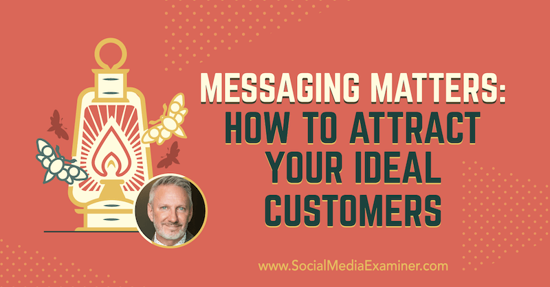 Messaging Matters: Sådan tiltrækker du dine ideelle kunder med indsigt fra Jeffrey Shaw på Social Media Marketing Podcast.