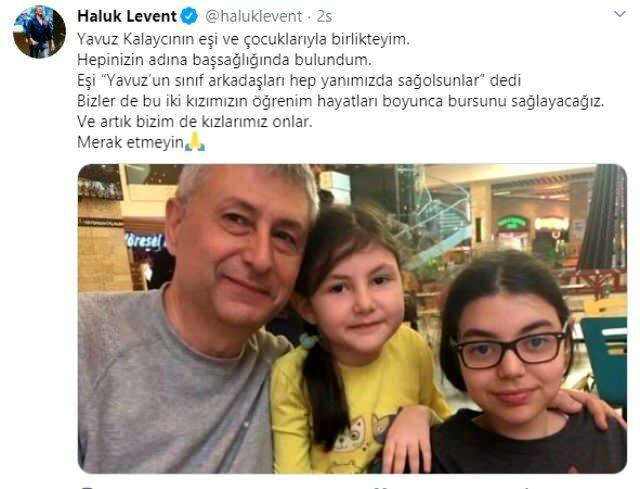 Haluk Levent tog sig af døtrene til den læge, der mistede sit liv på grund af coronavirus!
