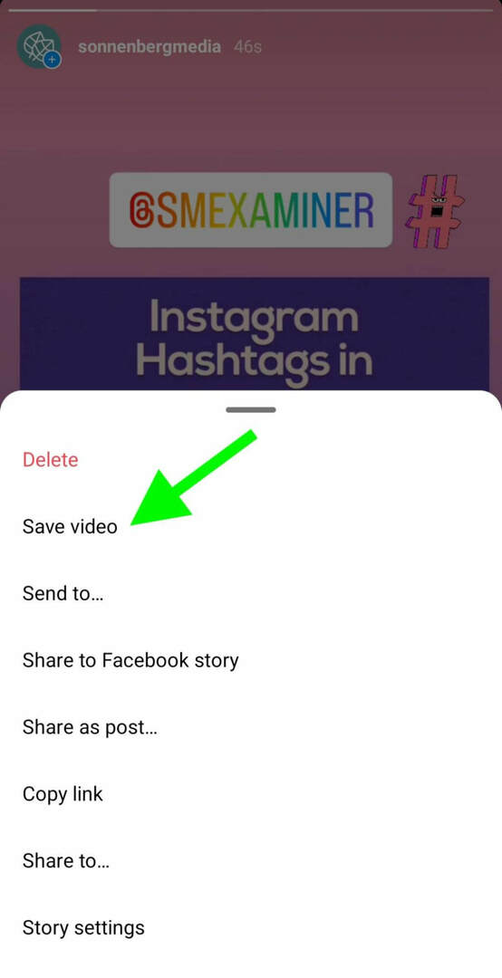 hvordan-du-gemmer-indhold-organisk-instagram-historier-swipe-fil-eksempel