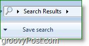 Windows 7-skærmbillede -Windows Search