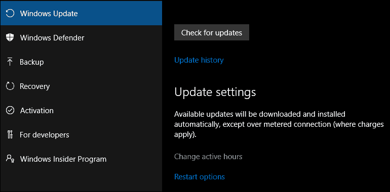 Sådan udsættes, udsættes eller blokeres Windows 10 Fall Creators-opdateringen
