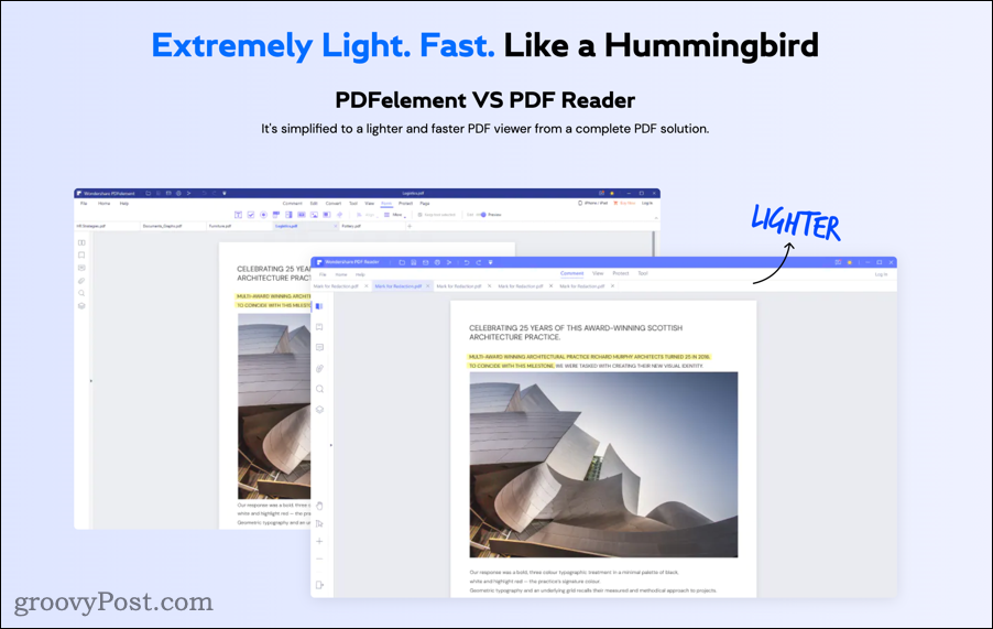 PDF-læser vs PDFelement