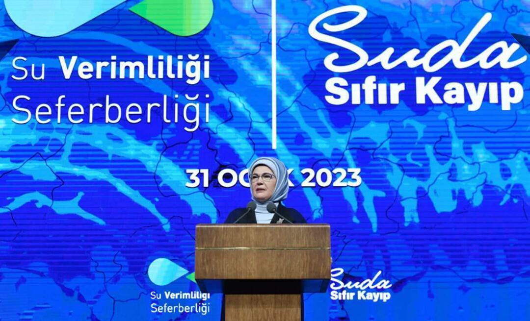 Emine Erdoğan deltog i introduktionsmødet til 