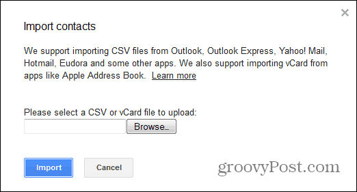 outlook.com til gmail kontakter excel