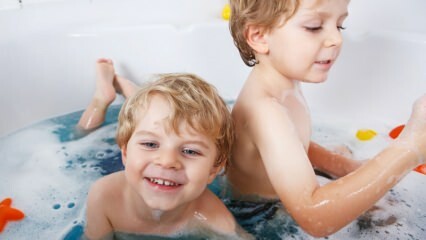 Hvordan skal det ældre barn bades? 
