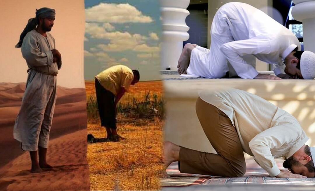 Hvad betyder kropsbevægelser i bøn? Hvad er visdommen ved at stå, bøje sig og to udmattelser?
