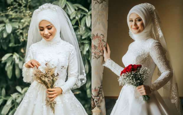 Hijab brudekjole modeller 2020