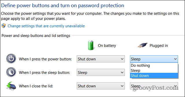 Luk Windows 8 lettere med tænd / sluk-knappen