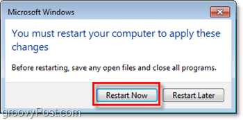 genstart computeren for at afslutte slukke Internet Explorer 8 i Windows 7