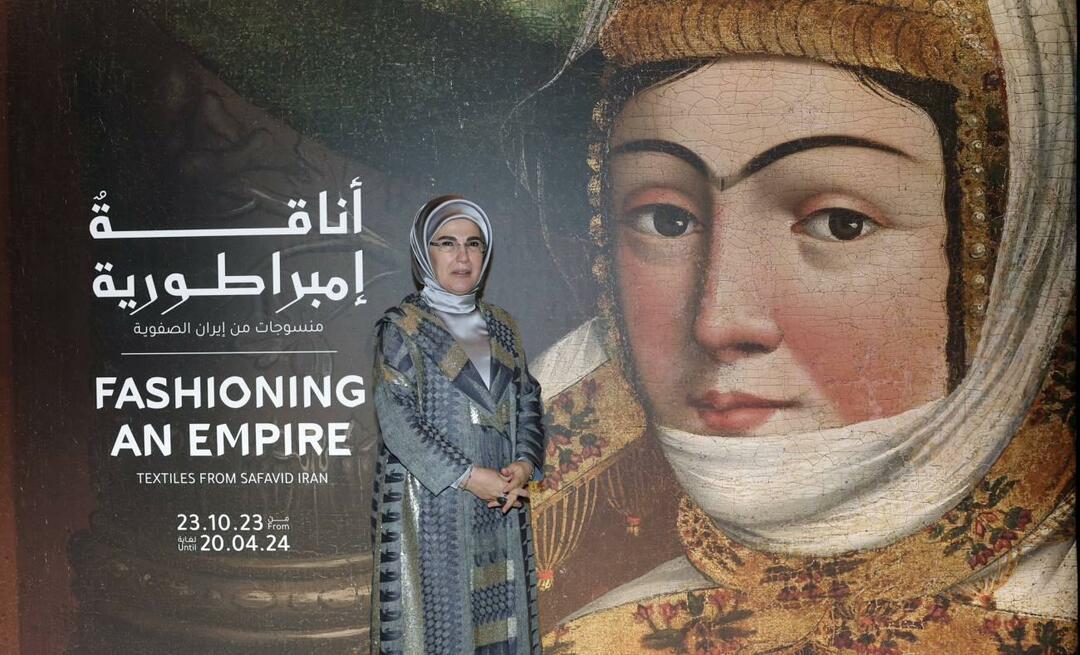 Besøg fra First Lady Erdoğan til Qatar Museum of Islamic Arts! 