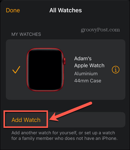 apple watch tilføj ur