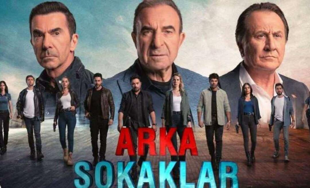 Overraskelse overførsel til Arka Sokaklar TV-serie!