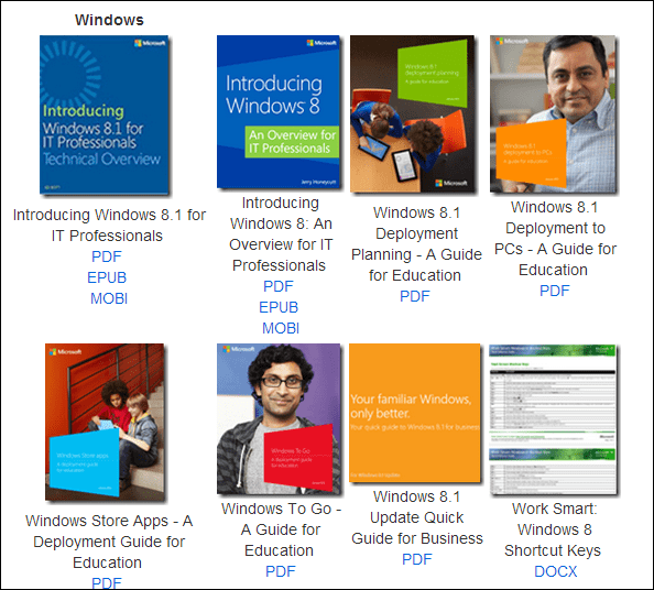 Download gratis Microsoft-e-bøger Om Microsoft-software og -tjenester
