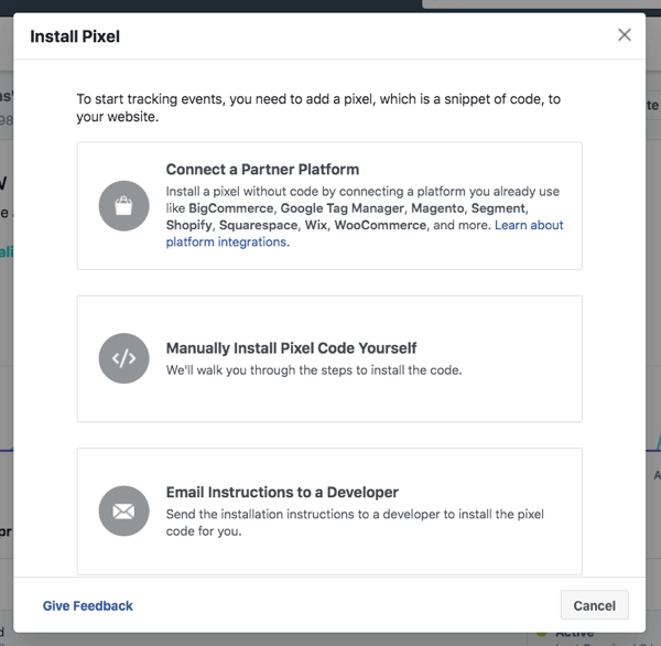 Installer Facebook-pixel for at spore målgruppeaktivitet og annonceresultater på tværs af dine marketingkanaler.