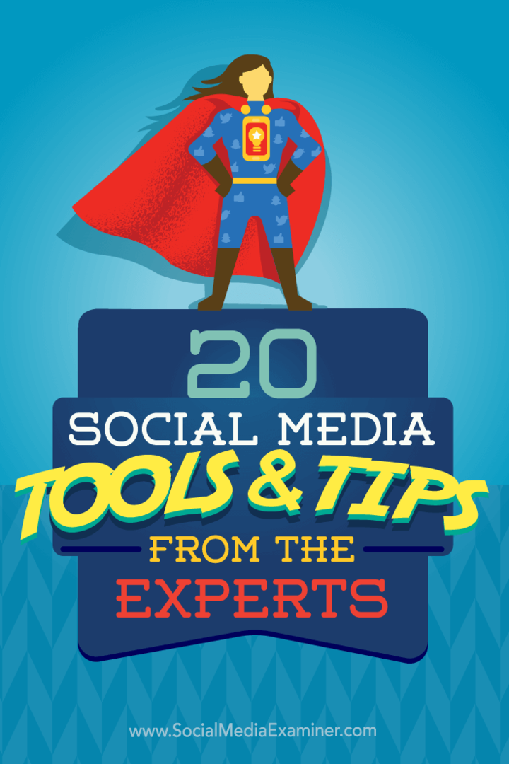 20 Sociale medieværktøjer og tip fra eksperterne: Socialmedieeksaminator