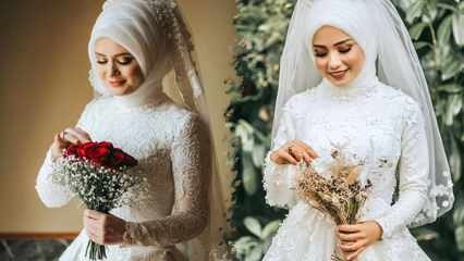 2021 modeller af hijab-brudekjoler De smukkeste modeller af hijab-brudekjoler