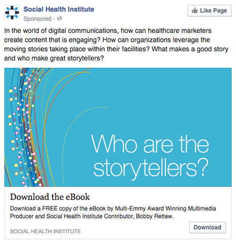 social sundhedsinstitut facebook annonce